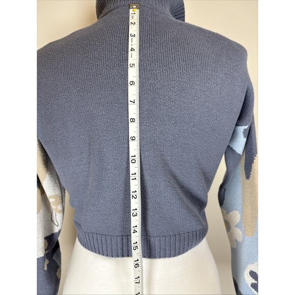 Hollister Y2K Cropped Cardigan Mod Floral Indie Sleaze XS - Picture 6 of 15